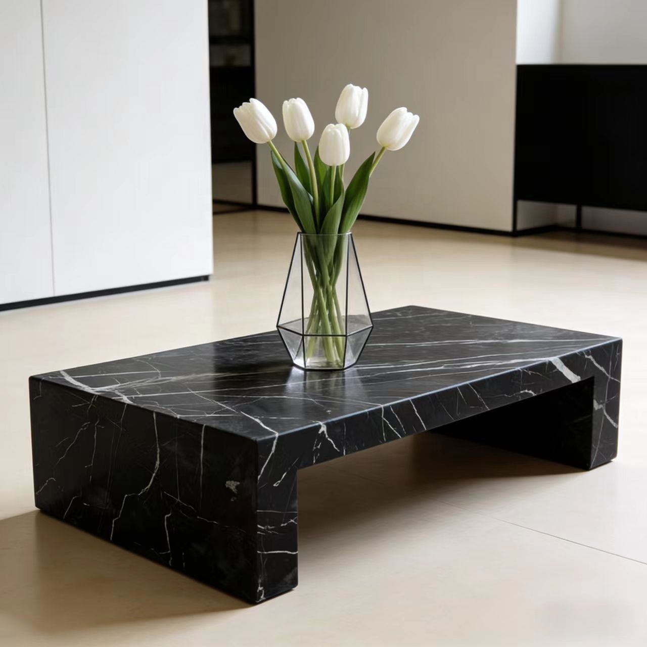 Bedroom Furniture - Modern Lüks İskandinav Mermer Kaideler Dayanıklı