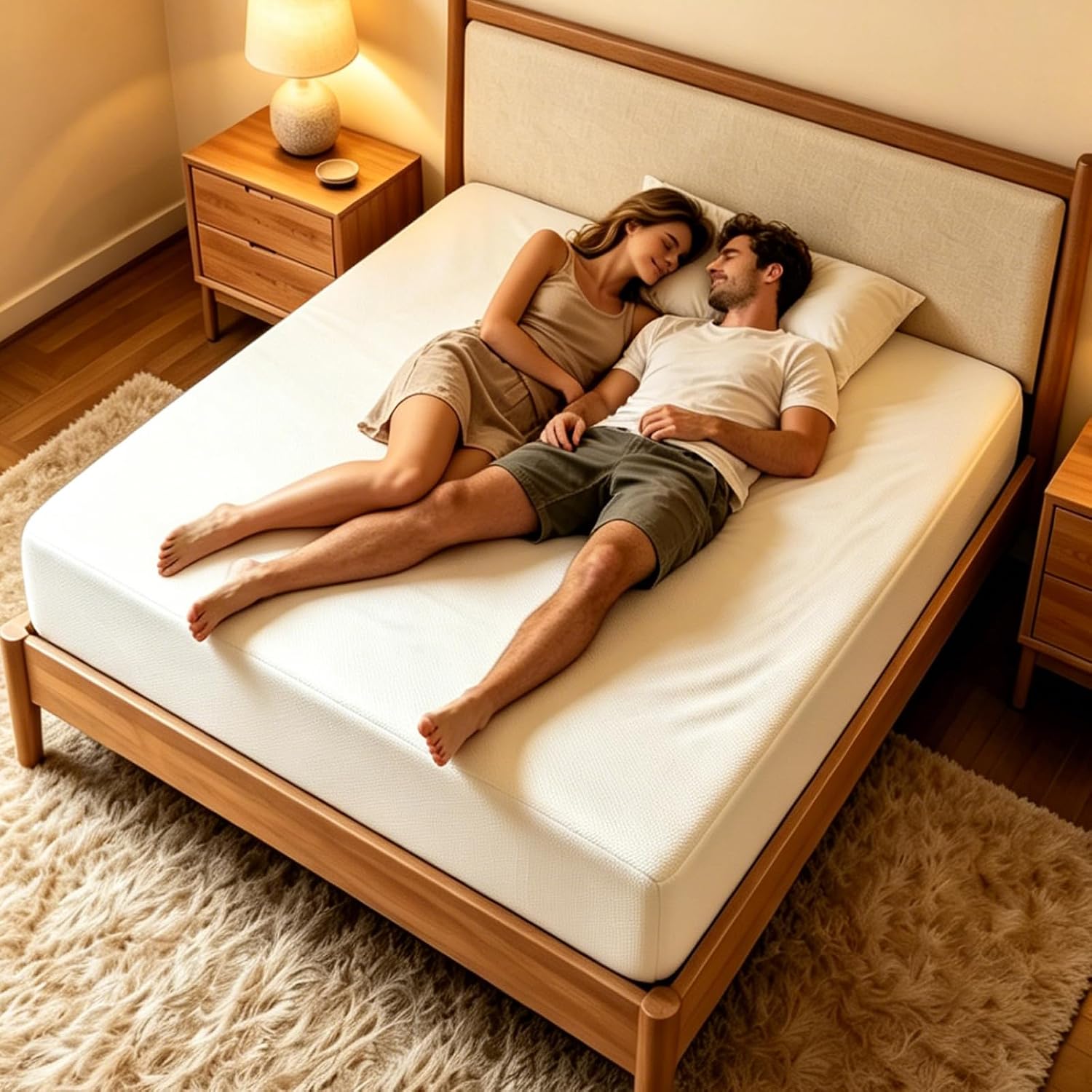 Memory Foam Mattress In A Box Queen - 10 İnç Hafızalı Köpük Yataklar Kraliçe