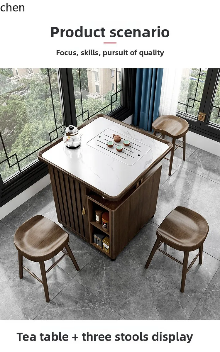 Chairs - i5.15 Tekerlekli, Taş Tablalı ve Masif