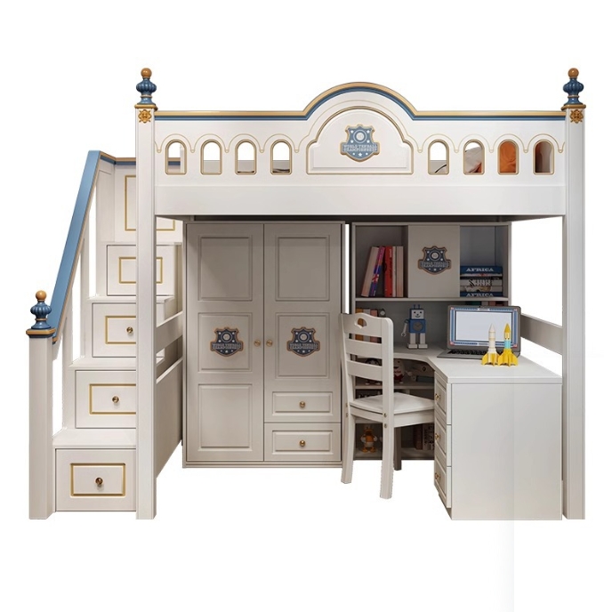 Çocuklar için Prenses Odası Ah - Bunk Bed With Stairs And Slide incelemesi ve fiyatı