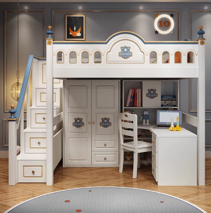 Çocuklar için Prenses Odası Ah - Bunk Bed With Stairs And Slide incelemesi ve fiyatı