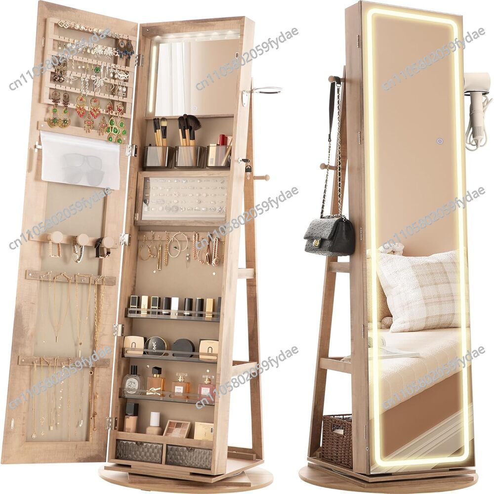 Aynalı Mücevher Dolabı Ayaklı, - Full Length Mirror Jewelry Armoire incelemesi ve fiyatı