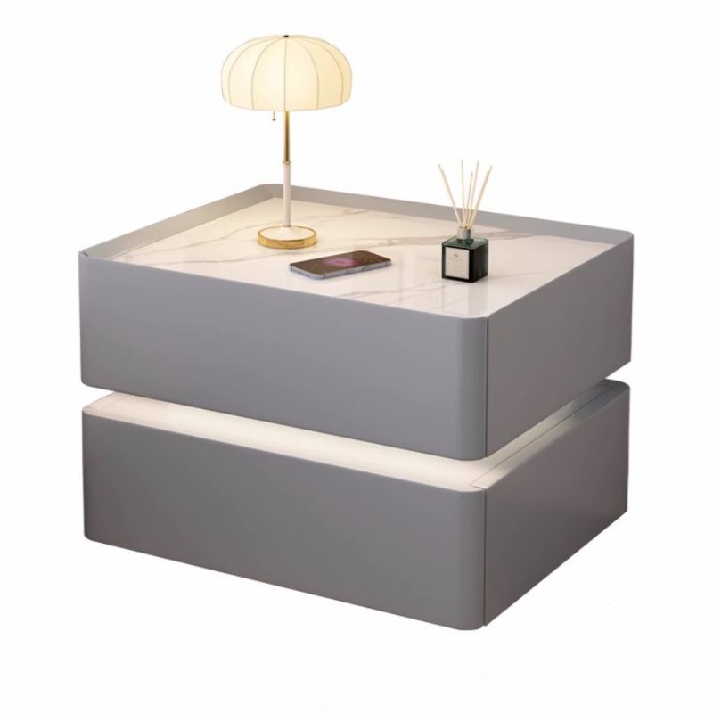 Masif Ahşap Akıllı Komidin Mod - Solid Wood Nightstand 2 Drawers incelemesi ve fiyatı