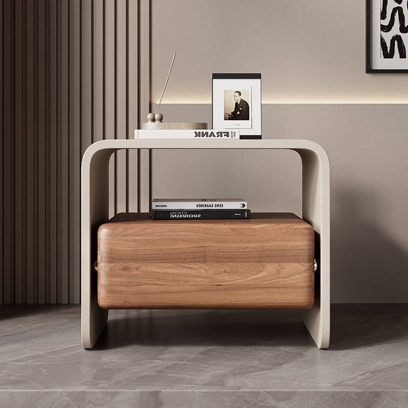 Lüks Masif Ahşap Döner Komodin - Solid Wood Nightstand 2 Drawers incelemesi ve fiyatı