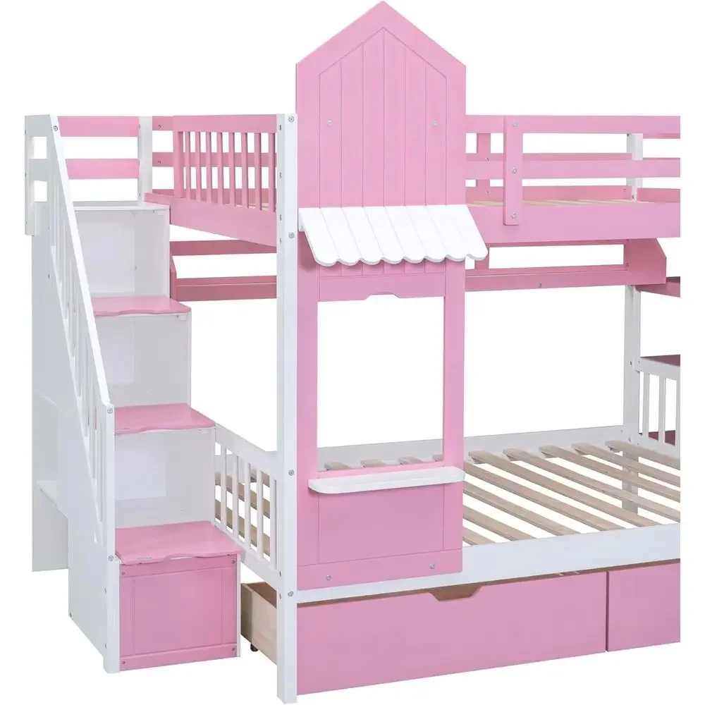 Merdivenli, Kaydıraklı ve Sakl - Bunk Bed With Stairs And Slide incelemesi ve fiyatı