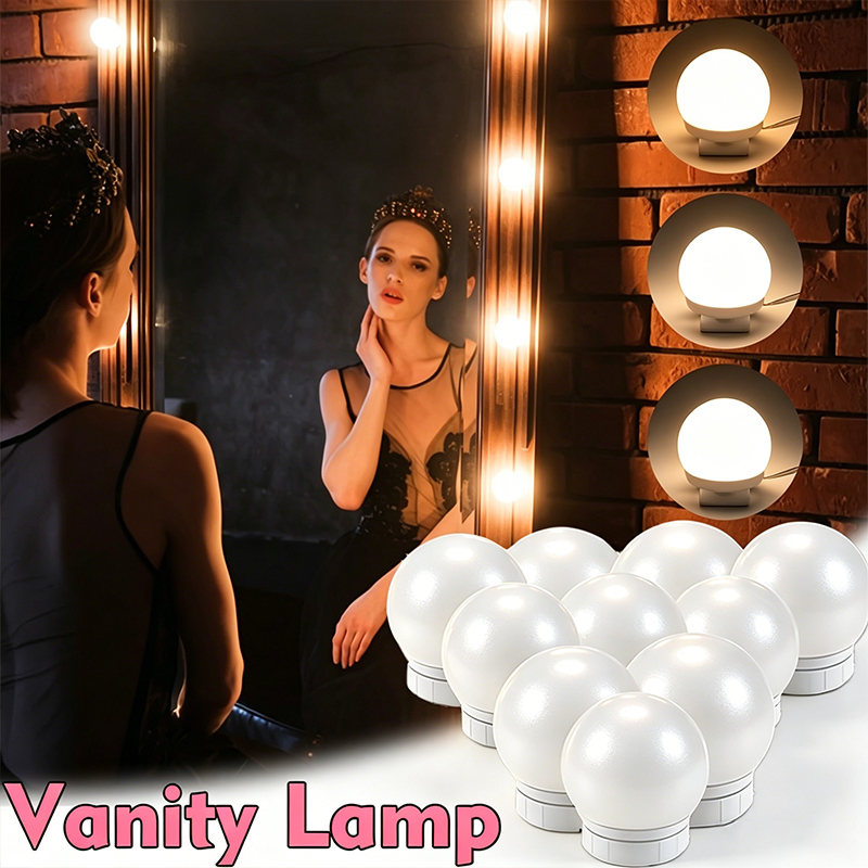 10 LED Makyaj Aynası Ampul Set - Dressing Table Vanity With Lighted Mirror incelemesi ve fiyatı