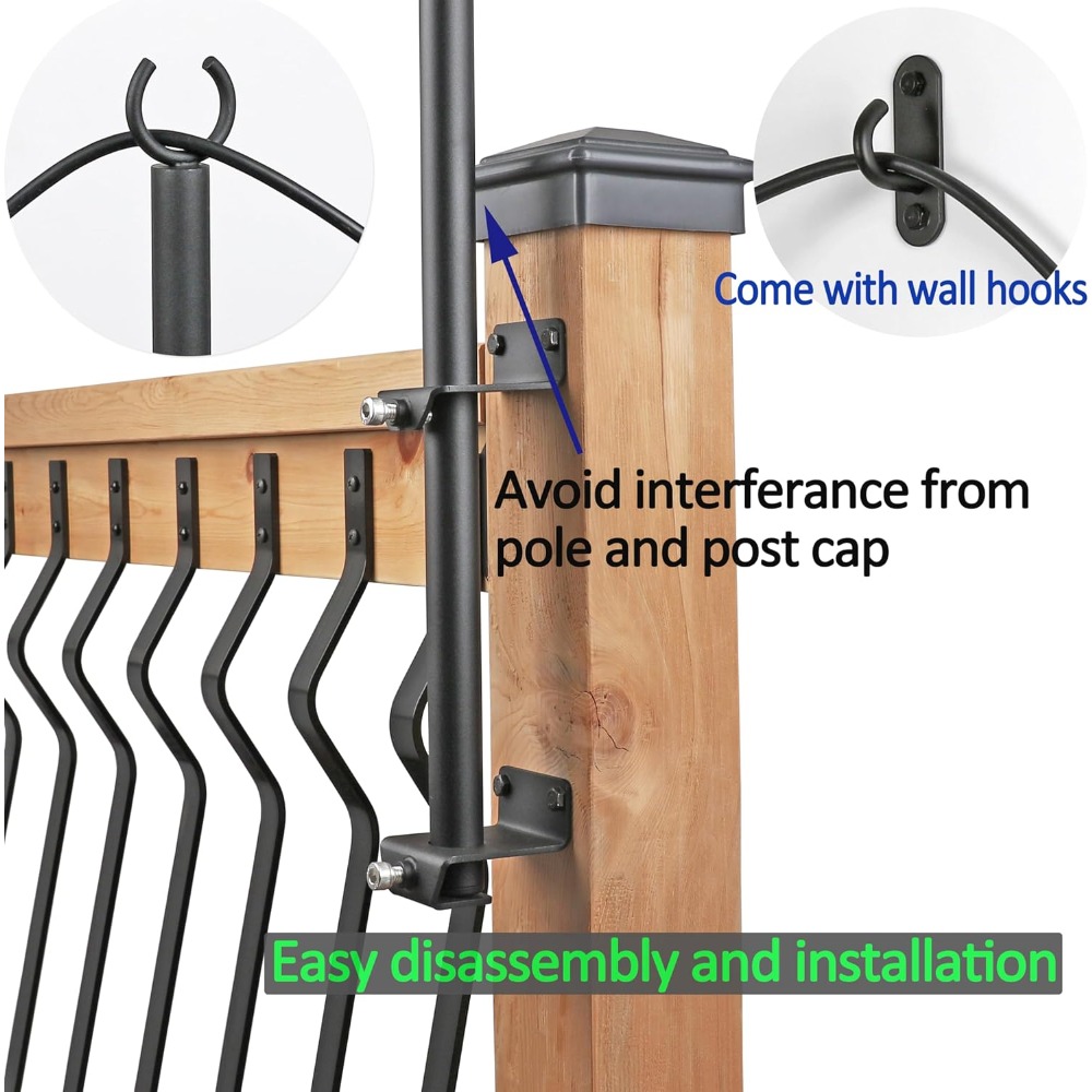 2'li paket ip ışık direkleri - - Outdoor Furniture incelemesi ve fiyatı
