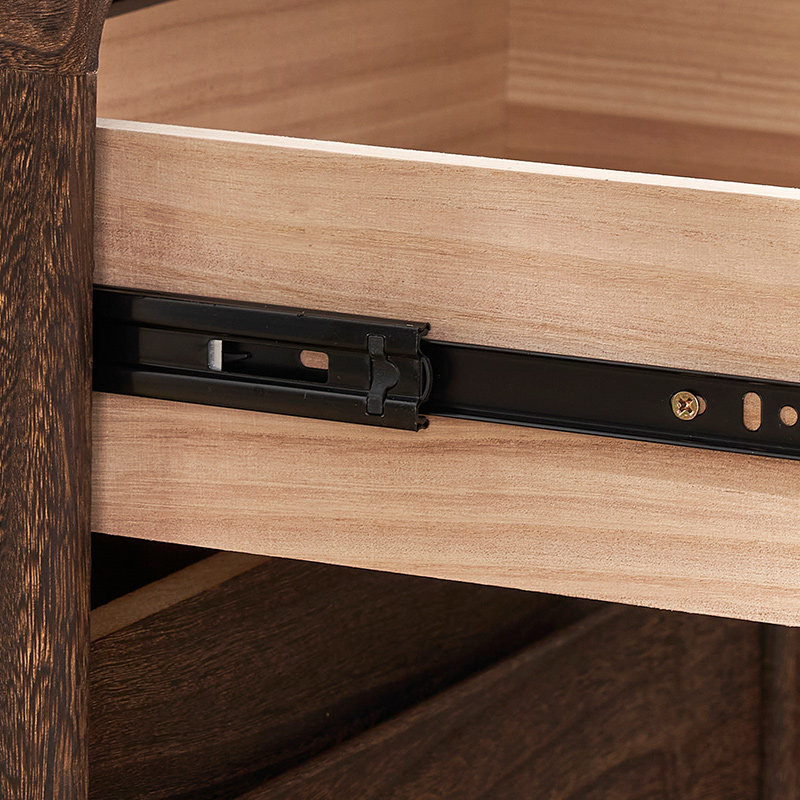 Retro masif ahşap yatak odası  - Solid Wood Nightstand 2 Drawers incelemesi ve fiyatı