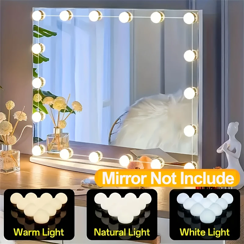Hollywood Makyaj Aynası Işık S - Dressing Table Vanity With Lighted Mirror incelemesi ve fiyatı