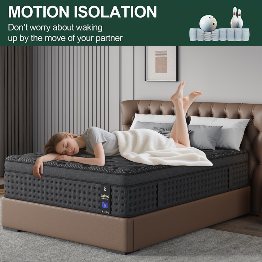 12/14 inç Cep Yaylı Hibrit Yat - Memory Foam Mattress In A Box Queen incelemesi ve fiyatı