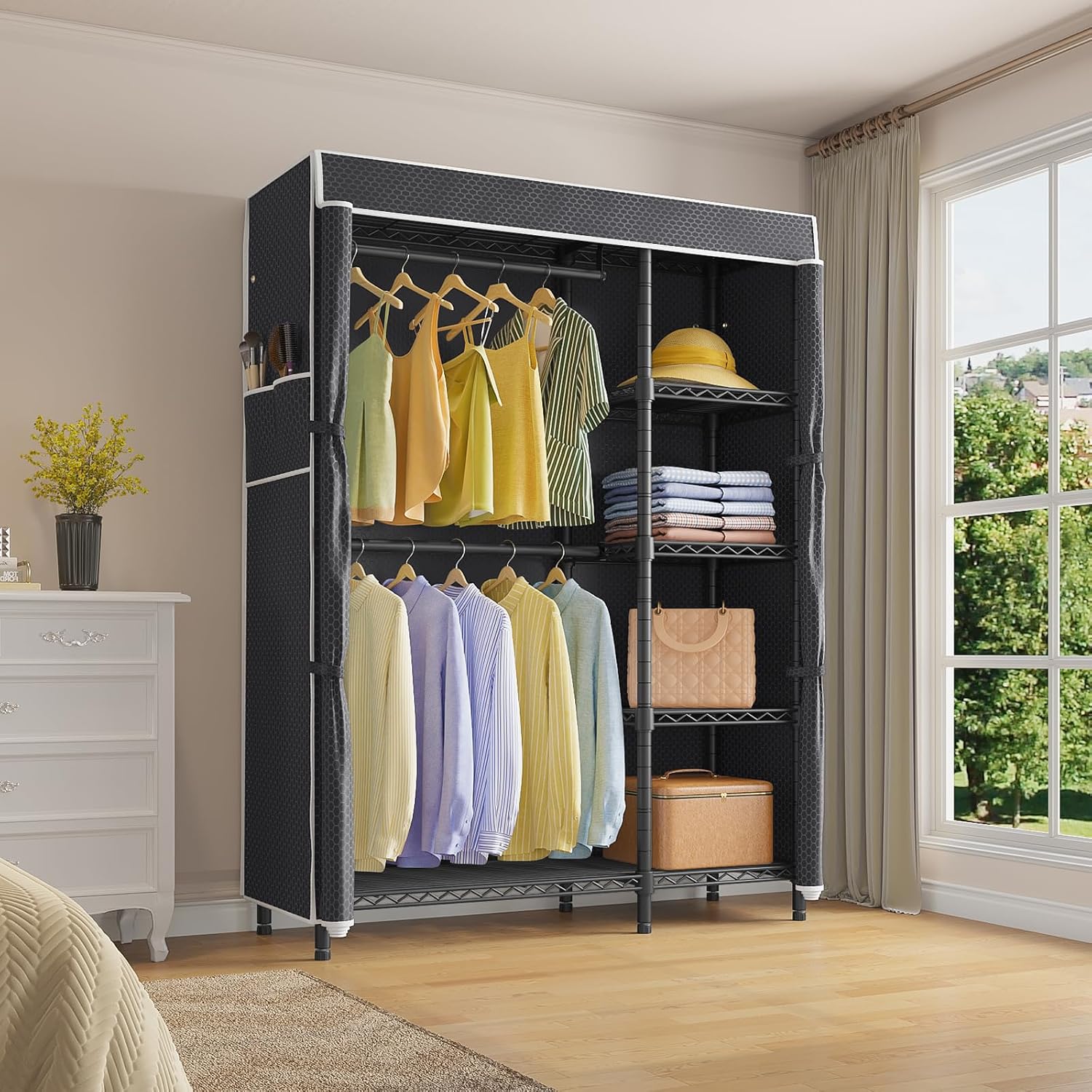 Portatif Dolap Gardırop, Kumaş - Wardrobe Closet Portable Fabric Cover incelemesi ve fiyatı