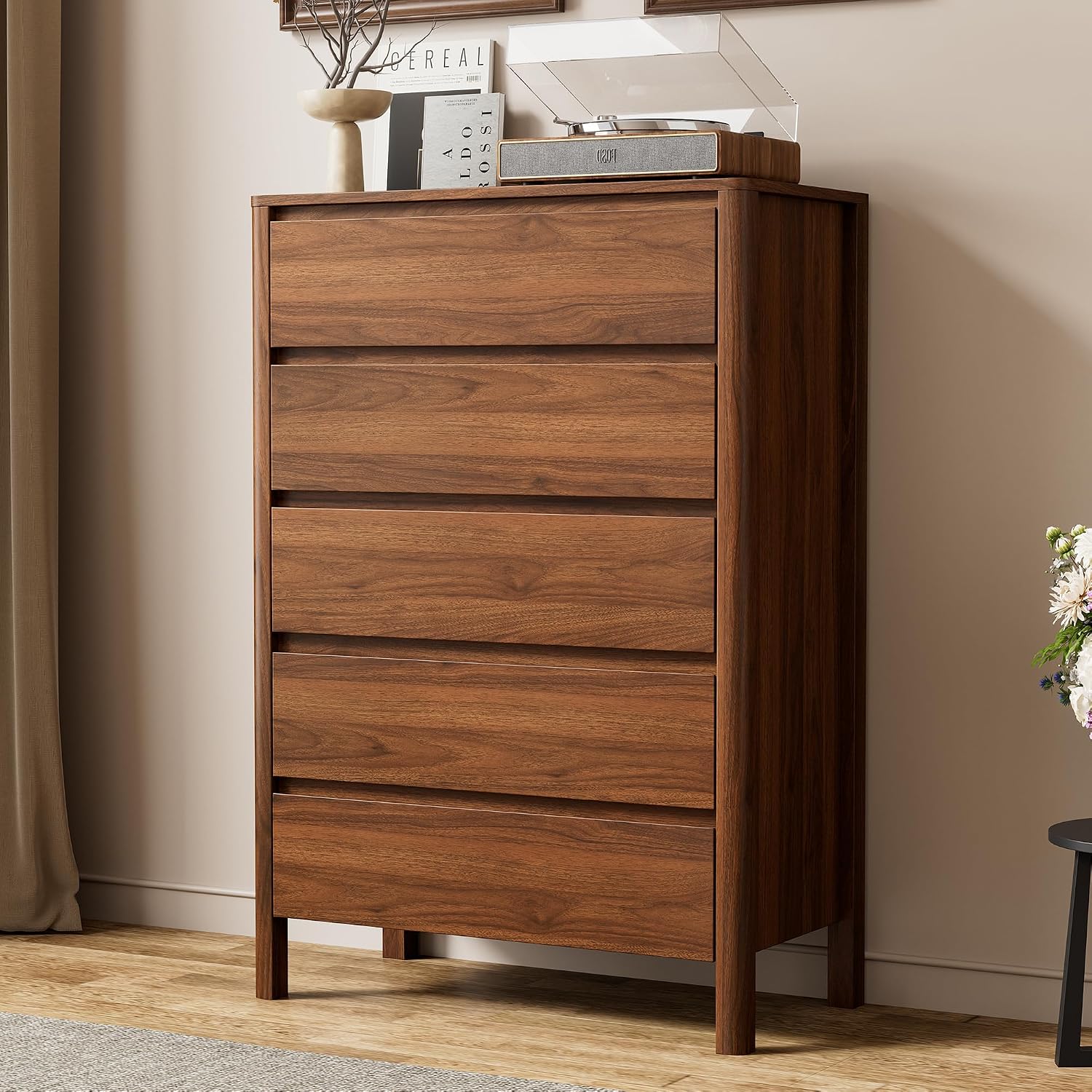 Beş Çekmeceli Ahşap Depolama D - Bedroom Furniture incelemesi ve fiyatı