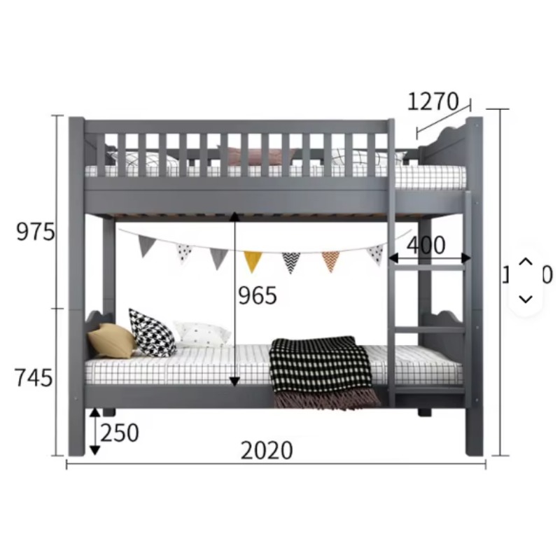 Sıcak Satış Mobilya Çift Kişil - Bunk Bed With Stairs And Slide incelemesi ve fiyatı