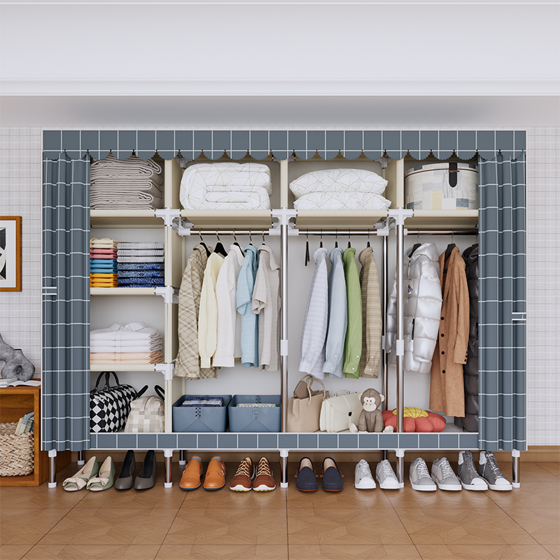Moda Baskılı Portatif Gardırop - Wardrobe Closet Portable Fabric Cover incelemesi ve fiyatı