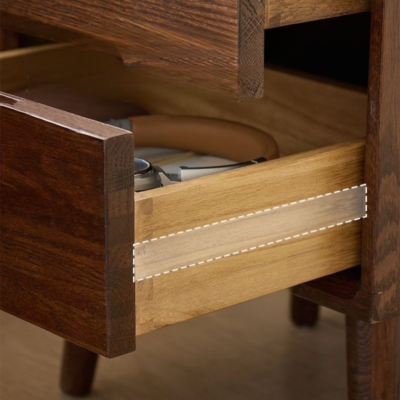 Ahşap Başucu Masaları Vintage  - Solid Wood Nightstand 2 Drawers incelemesi ve fiyatı