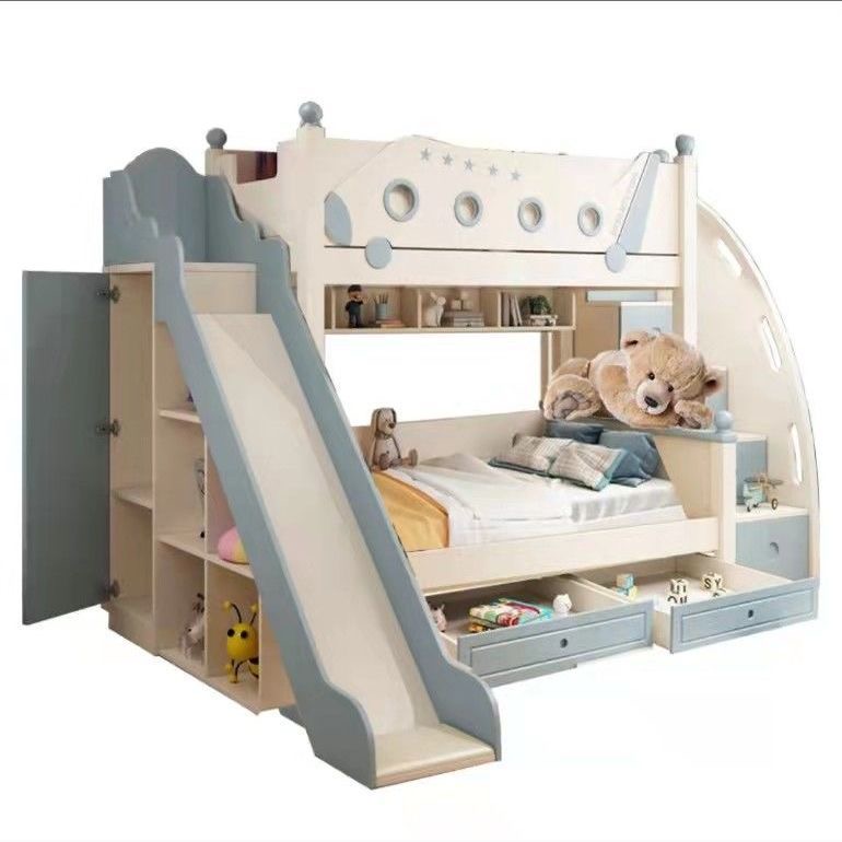 Yüksek Kaliteli Ahşap Prenses  - Bunk Bed With Stairs And Slide incelemesi ve fiyatı