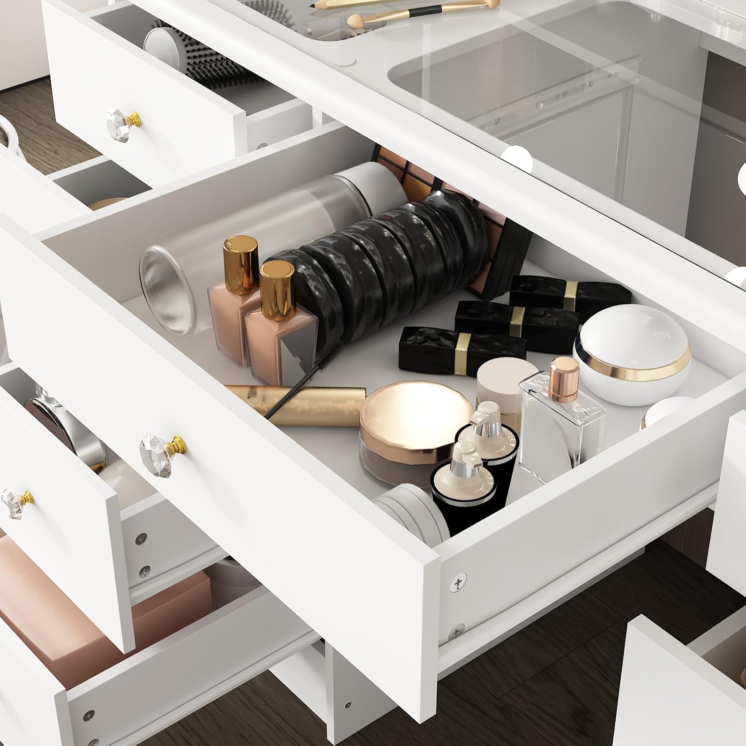Aynalı ve Işıklı Makyaj Masası - Dressing Table Vanity With Lighted Mirror incelemesi ve fiyatı
