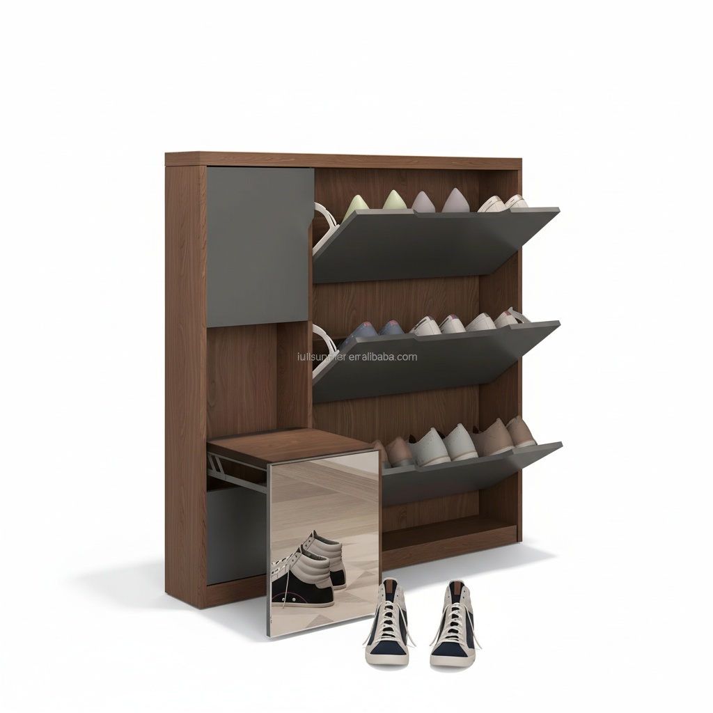 İnce Ayakkabı Dolabı, 17cm/6.7 - Shoe Rack Cabinet Narrow Entryway incelemesi ve fiyatı
