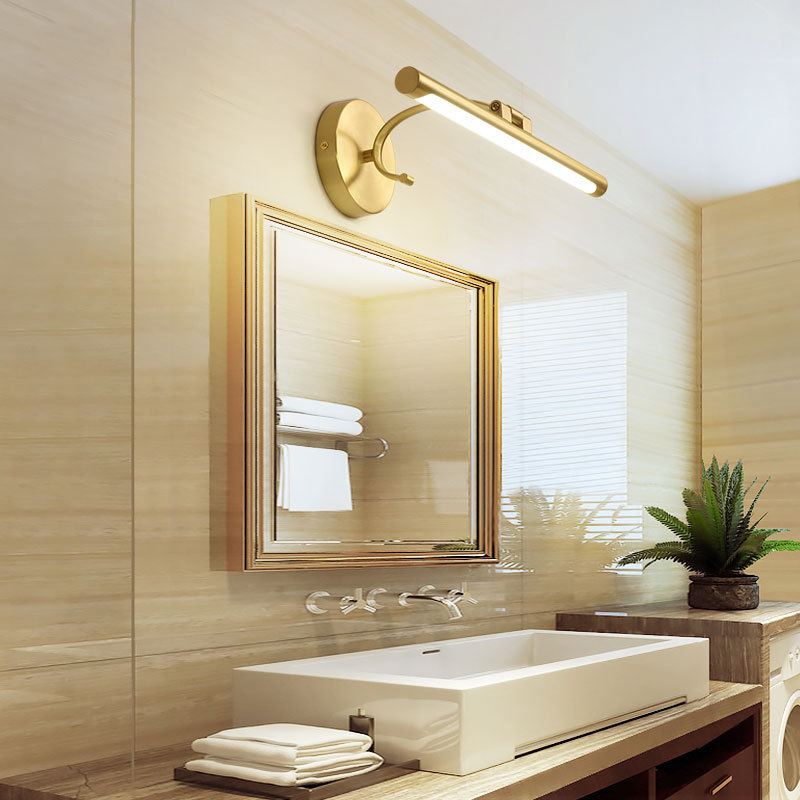 Tamamen bakır banyo makyaj mas - Dressing Table Vanity With Lighted Mirror incelemesi ve fiyatı