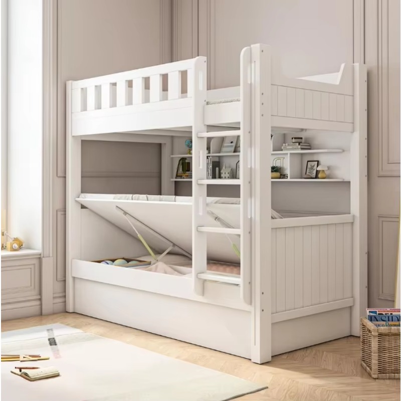 Çocuk Odası Mobilyaları Ahşap  - Bunk Bed With Stairs And Slide incelemesi ve fiyatı