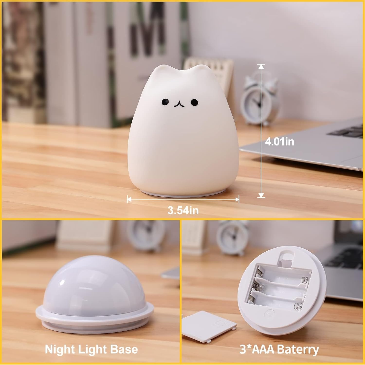 Sevimli Kedi Gece Lambası RGB  - Floating Nightstand With Led Light incelemesi ve fiyatı