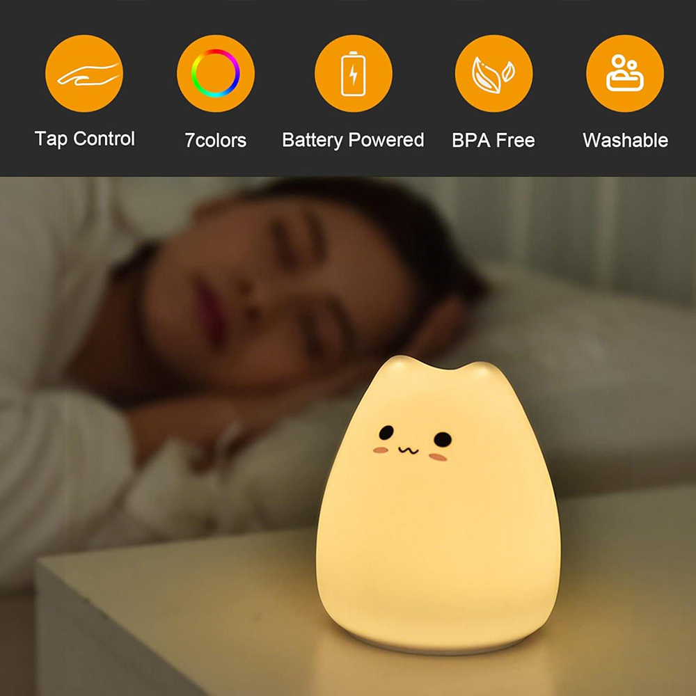 Sevimli Kedi Gece Lambası RGB  - Floating Nightstand With Led Light incelemesi ve fiyatı