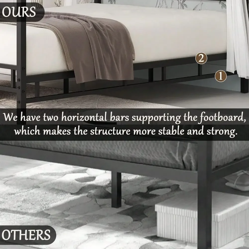 Metal Çerçeveli Karyola, Metal - Canopy Bed Frame Metal Queen incelemesi ve fiyatı