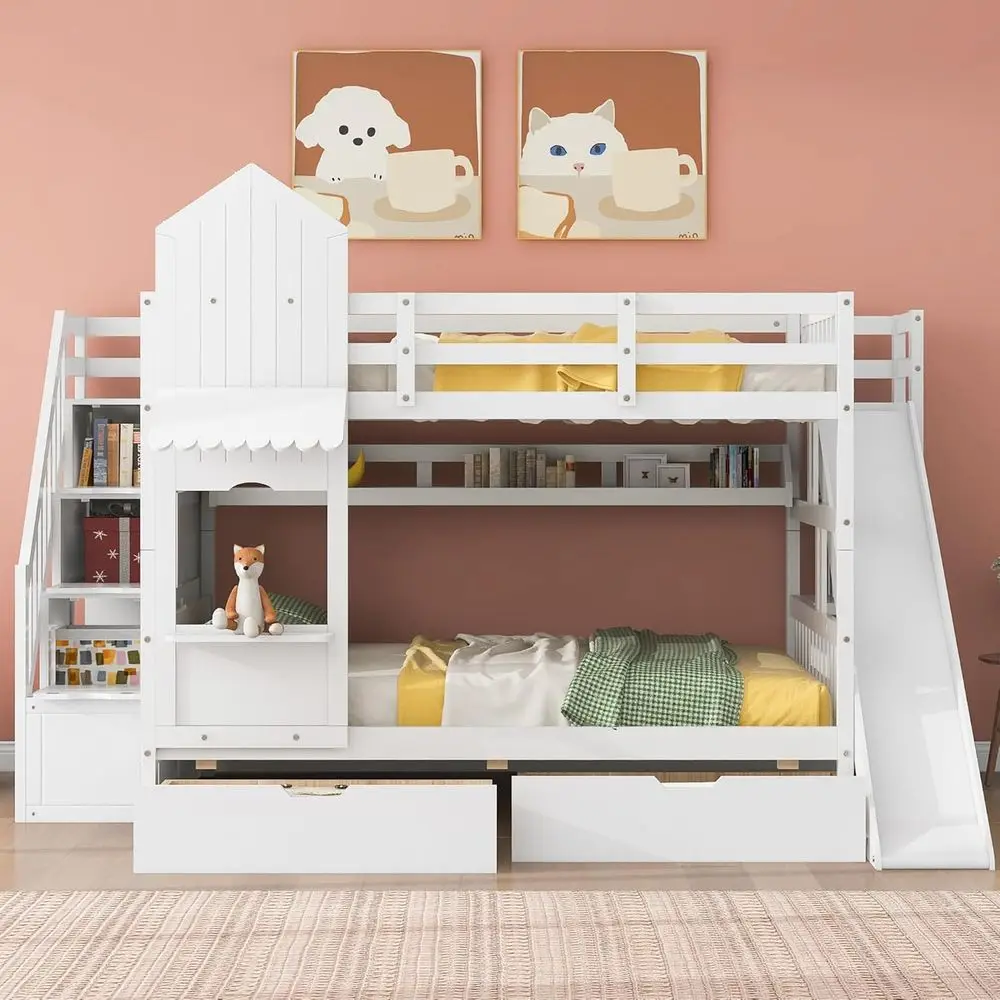 Çocuklar ve Gençler İçin Kaydı - Bunk Bed With Stairs And Slide incelemesi ve fiyatı