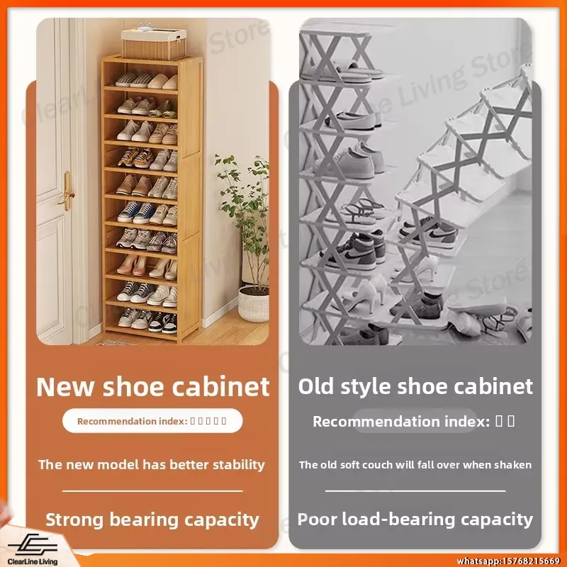 Evde Kullanım İçin Modern Çok  - Shoe Rack Cabinet Narrow Entryway incelemesi ve fiyatı