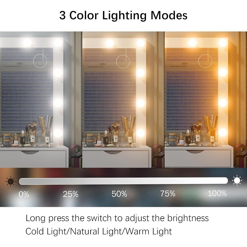 Yanosaku Aynalı ve Işıklı Maky - Dressing Table Vanity With Lighted Mirror incelemesi ve fiyatı
