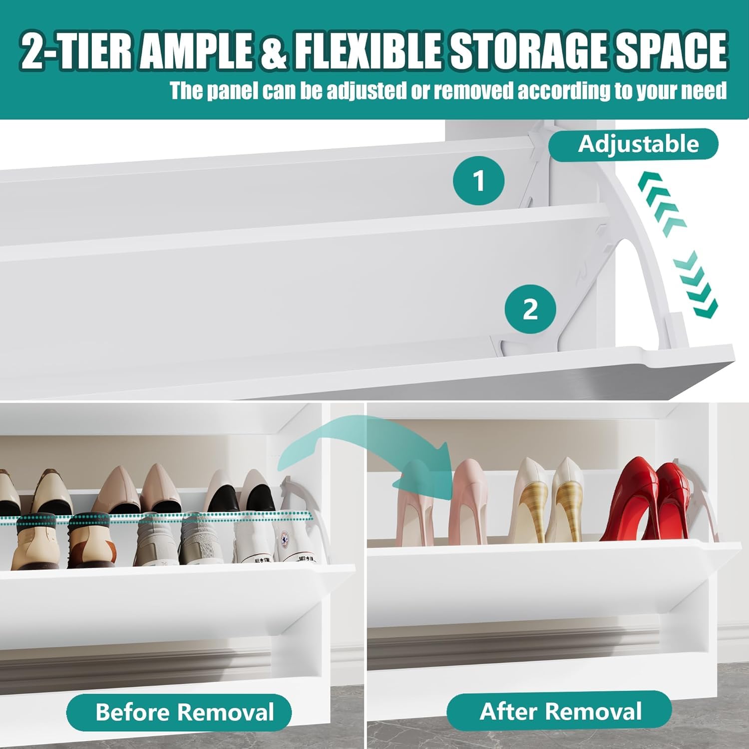 Giriş Alanı İçin 6 Çekmeceli,  - Shoe Rack Cabinet Narrow Entryway incelemesi ve fiyatı