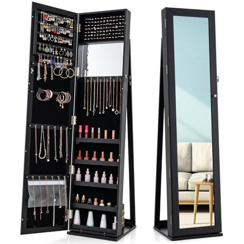62 inç Yüksekliğinde Tam Boy A - Full Length Mirror Jewelry Armoire incelemesi ve fiyatı