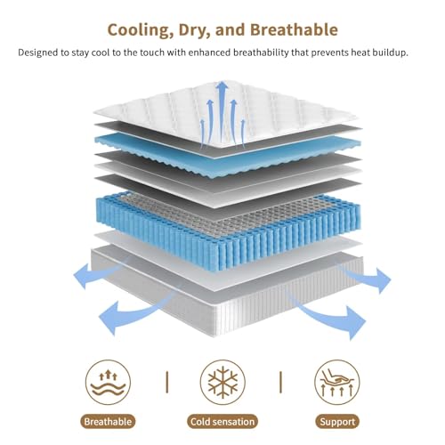 Queen Yatak, 14 İnç Hibrit Haf - Memory Foam Mattress In A Box Queen incelemesi ve fiyatı