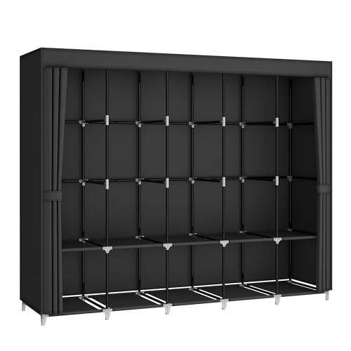 83 inç Büyük Kapasiteli Taşına - Wardrobe Closet Portable Fabric Cover incelemesi ve fiyatı