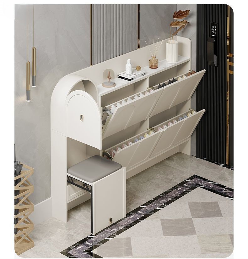 Ayakkabı Dolabı, Modern Krem R - Shoe Rack Cabinet Narrow Entryway incelemesi ve fiyatı