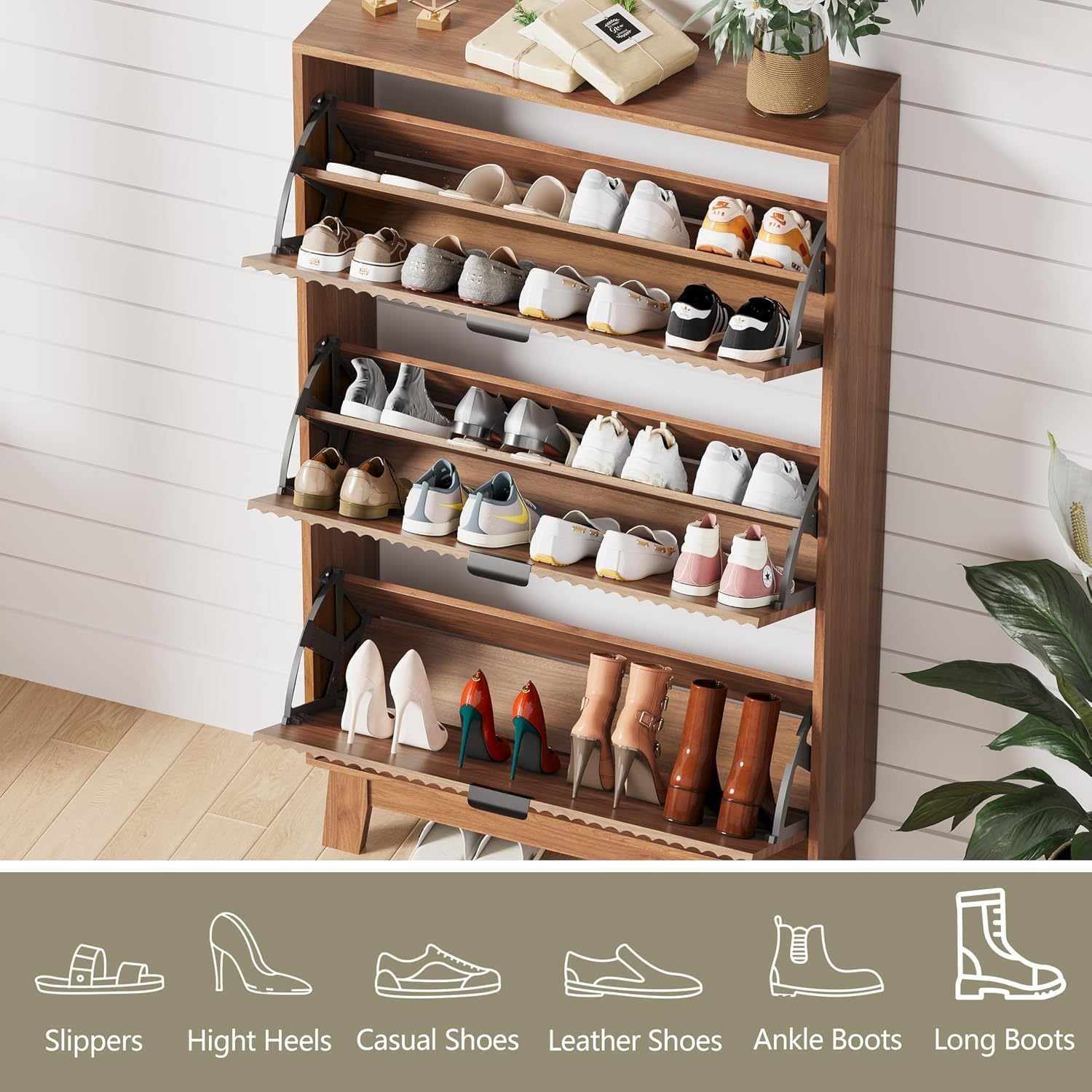 Giriş Holü Ayakkabı Dolabı 3 Ç - Shoe Rack Cabinet Narrow Entryway incelemesi ve fiyatı