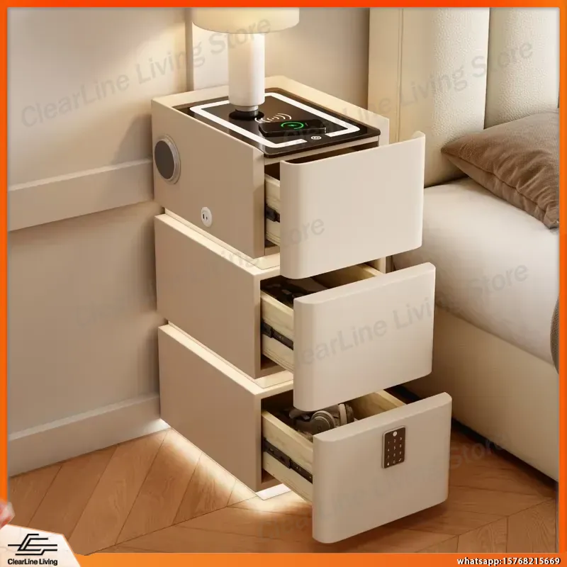 Ultra Dar Yüzer Komodin 3 Katl - Floating Nightstand With Led Light incelemesi ve fiyatı