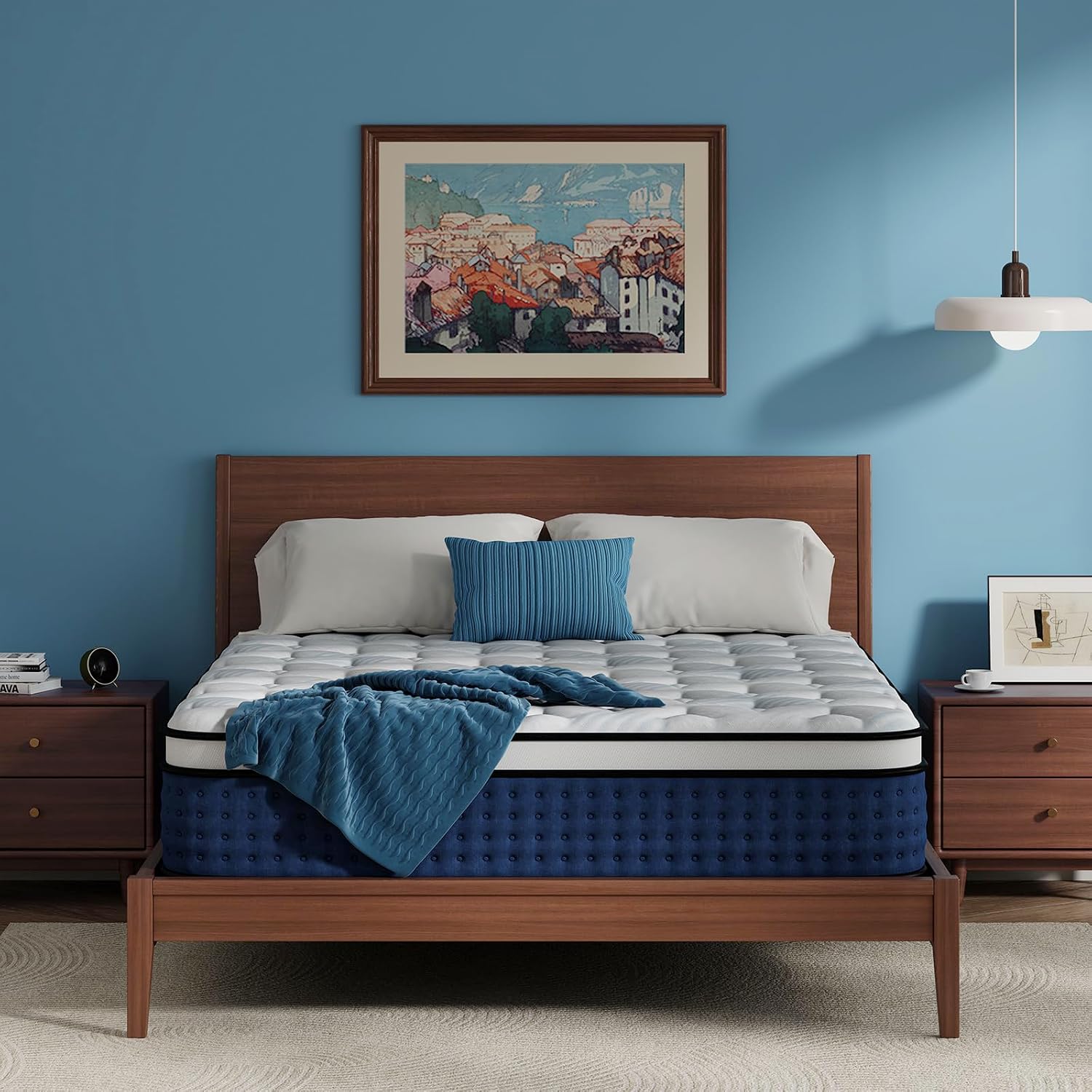 Yatak, Kutuda Hibrit Kraliçe B - Memory Foam Mattress In A Box Queen incelemesi ve fiyatı